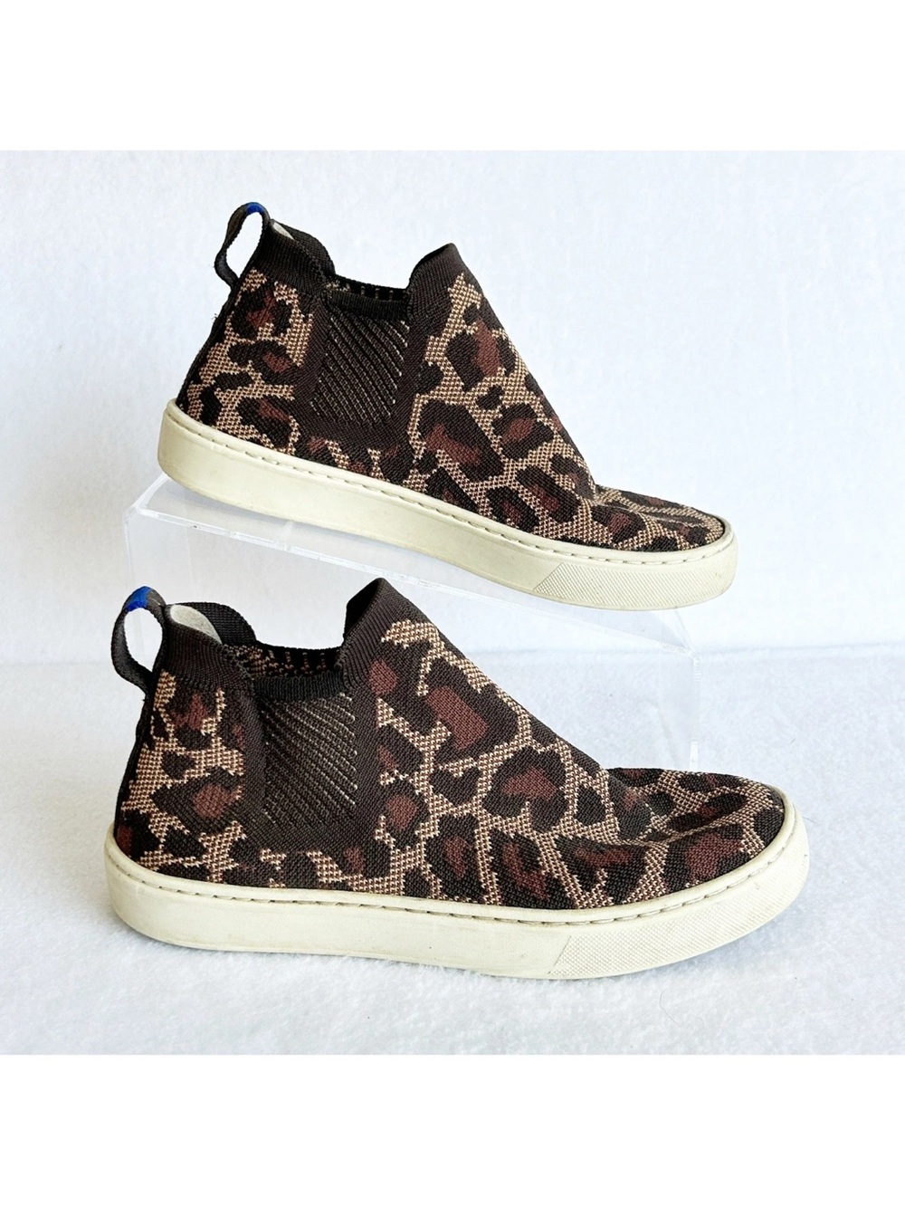 Rothys The Chelsea Boots Womens 6 Ankle Booties Wildcat Knit Pullon Sneakers